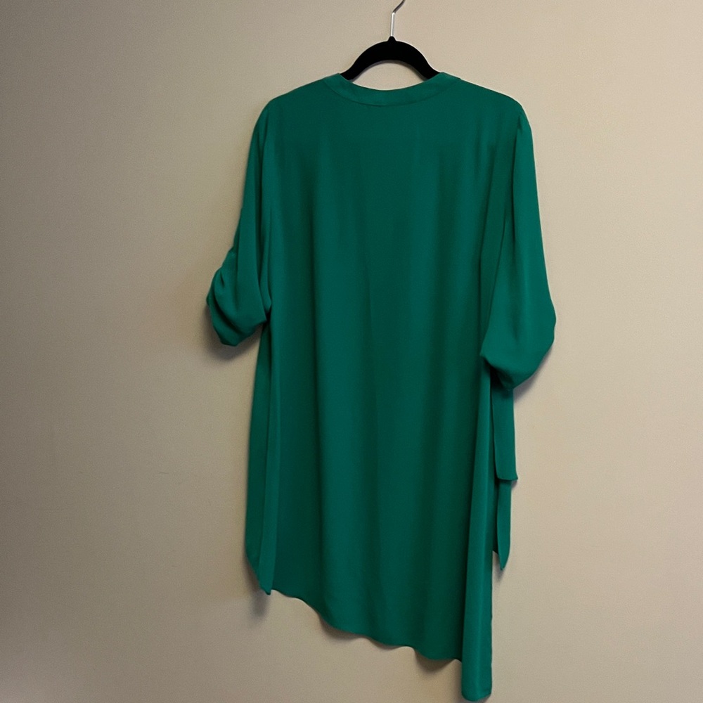 BCBGMaxAzria Teal Blouse - Picture 2 of 2